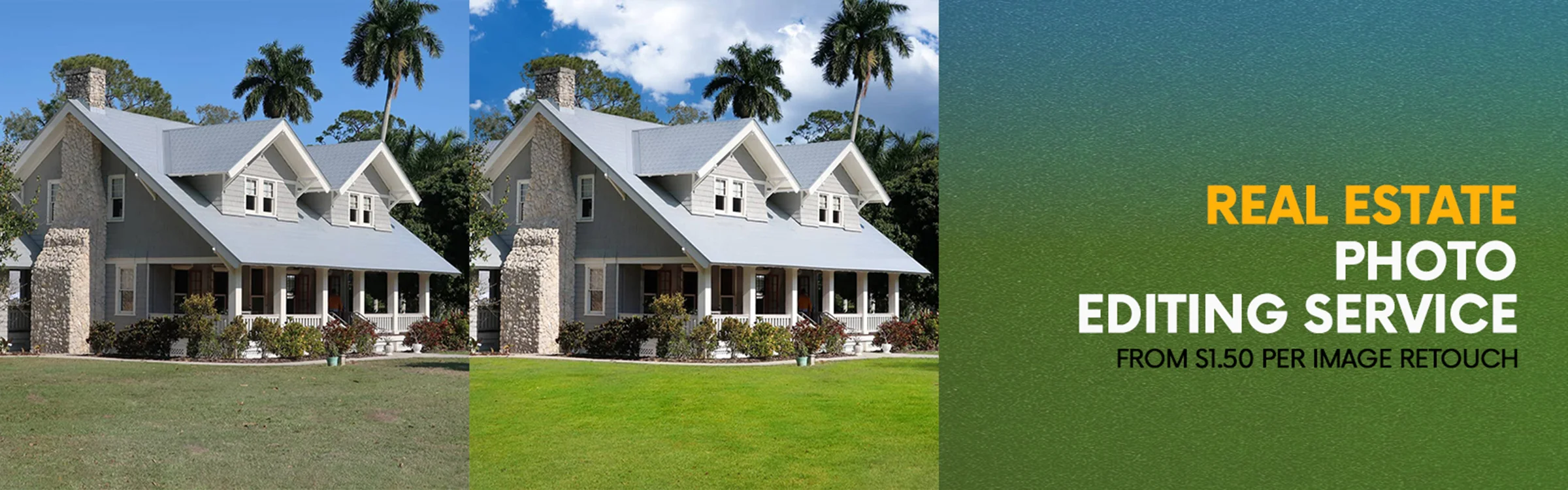 real estate photo editing